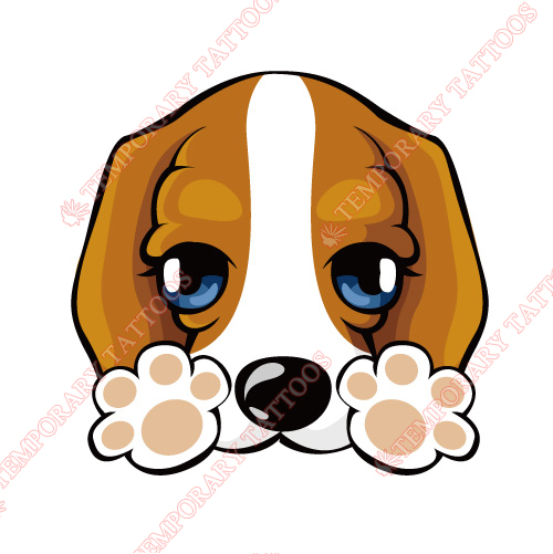 Dogs Customize Temporary Tattoos Stickers NO.8740